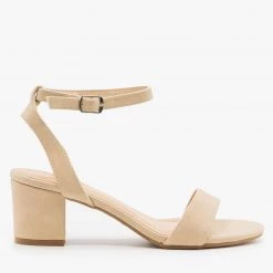 Anna Shoes Simple Low Heel Sandals Newest Arrivals