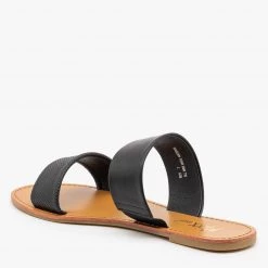 Mixx Shoes Simple Textured Slip On Sandals 11 Mixx Shoes Simple Textured Slip On Sandals