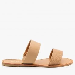 Mixx Shoes Simple Textured Slip On Sandals