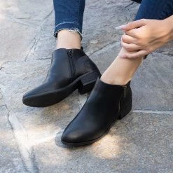 Bamboo Sleek Faux-leather Boots Newest Arrivals