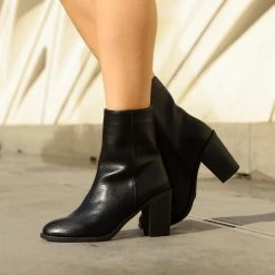 Mata Sleek High Rise Ankle Booties