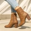 Mata Sleek High Rise Ankle Booties