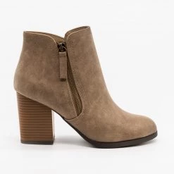 Soda Shoes Sleek Zippered Fashion Booties FINAL SALE