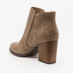 Soda Shoes Sleek Zippered Fashion Booties FINAL SALE