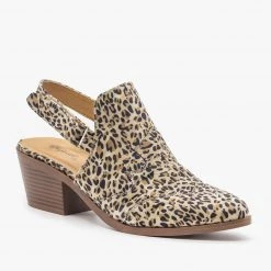 Qupid Shoes Slingback Chunky Heel Mules FINAL SALE 8 Qupid Shoes Slingback Chunky Heel Mules FINAL SALE