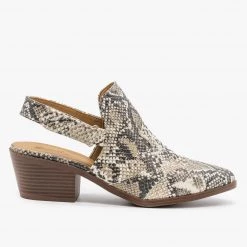 Qupid Shoes Slingback Chunky Heel Mules FINAL SALE 6 Qupid Shoes Slingback Chunky Heel Mules FINAL SALE