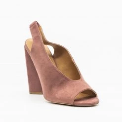 Qupid Shoes Newest Arrivals Slingback Peep Toe Heels