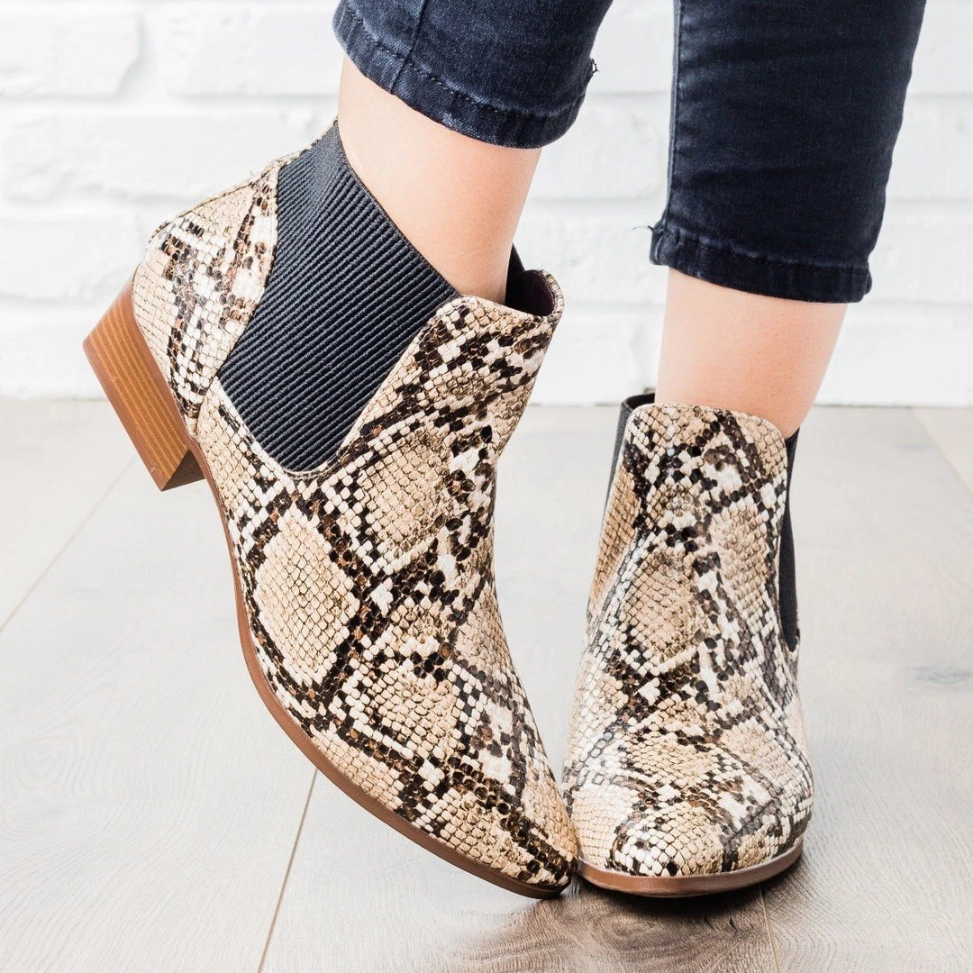 Qupid Shoes Slip-On Ankle Booties 2 Qupid Shoes Slip-On Ankle Booties