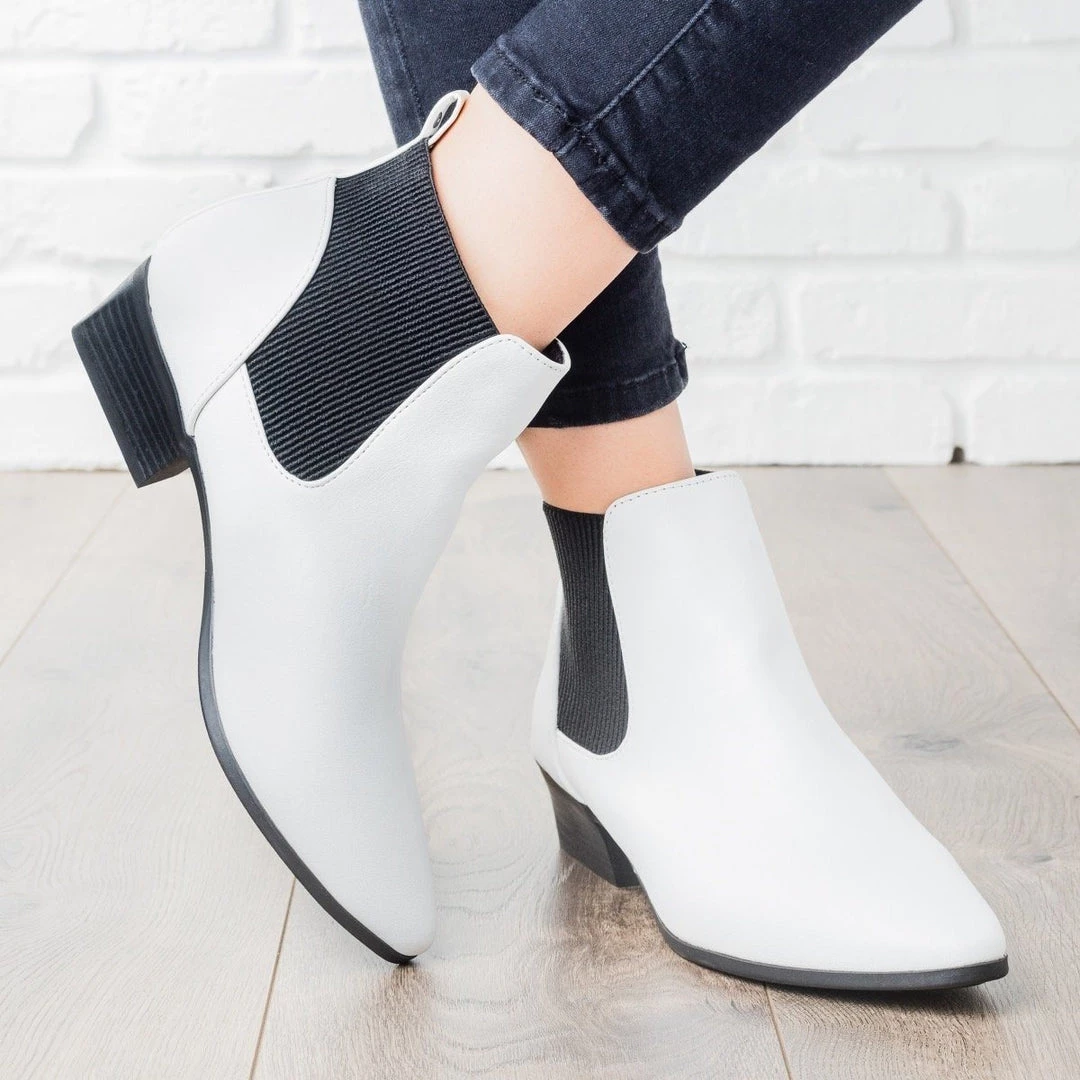 Qupid Shoes Slip-On Ankle Booties 3 Qupid Shoes Slip-On Ankle Booties