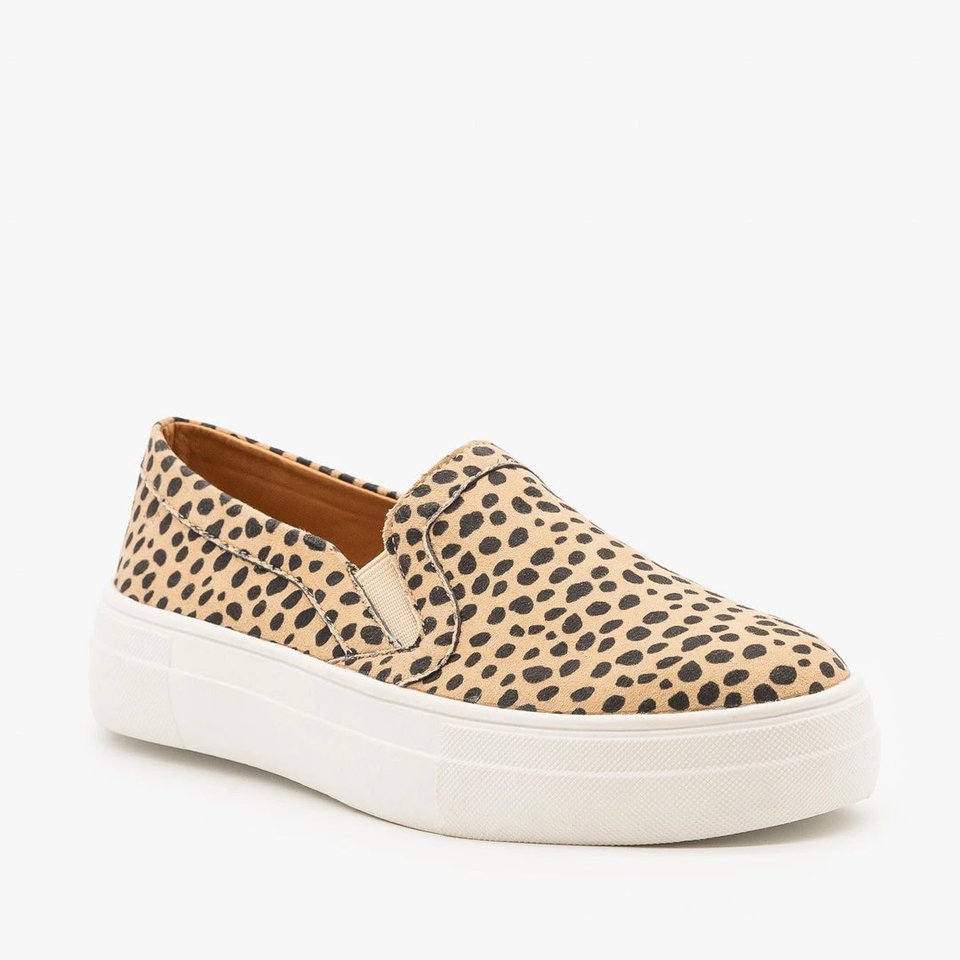 Mata Slip On Cheetah Fashion Sneakers 3 Mata Slip On Cheetah Fashion Sneakers