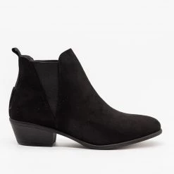 Wild Diva Shoes Slip-On Fall Ankle Booties