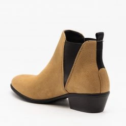 Wild Diva Shoes Slip-On Fall Ankle Booties