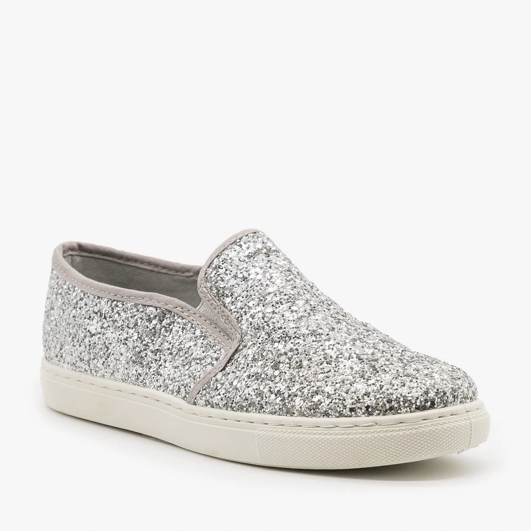 Anna Shoes Newest Arrivals Slip-On Glitter Sneakers FINAL SALE 3 Anna Shoes Newest Arrivals Slip-On Glitter Sneakers FINAL SALE