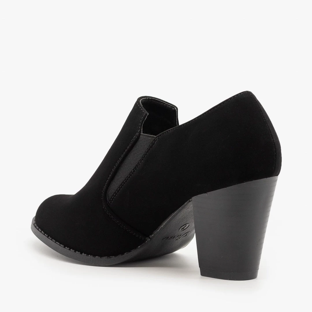 Forever Slip On High Heel Booties FINAL SALE Newest Arrivals 5 Forever Slip On High Heel Booties FINAL SALE Newest Arrivals