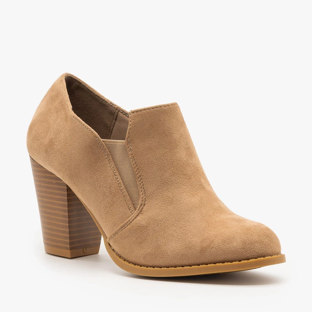 Forever Slip On High Heel Booties FINAL SALE Newest Arrivals 3 Forever Slip On High Heel Booties FINAL SALE Newest Arrivals