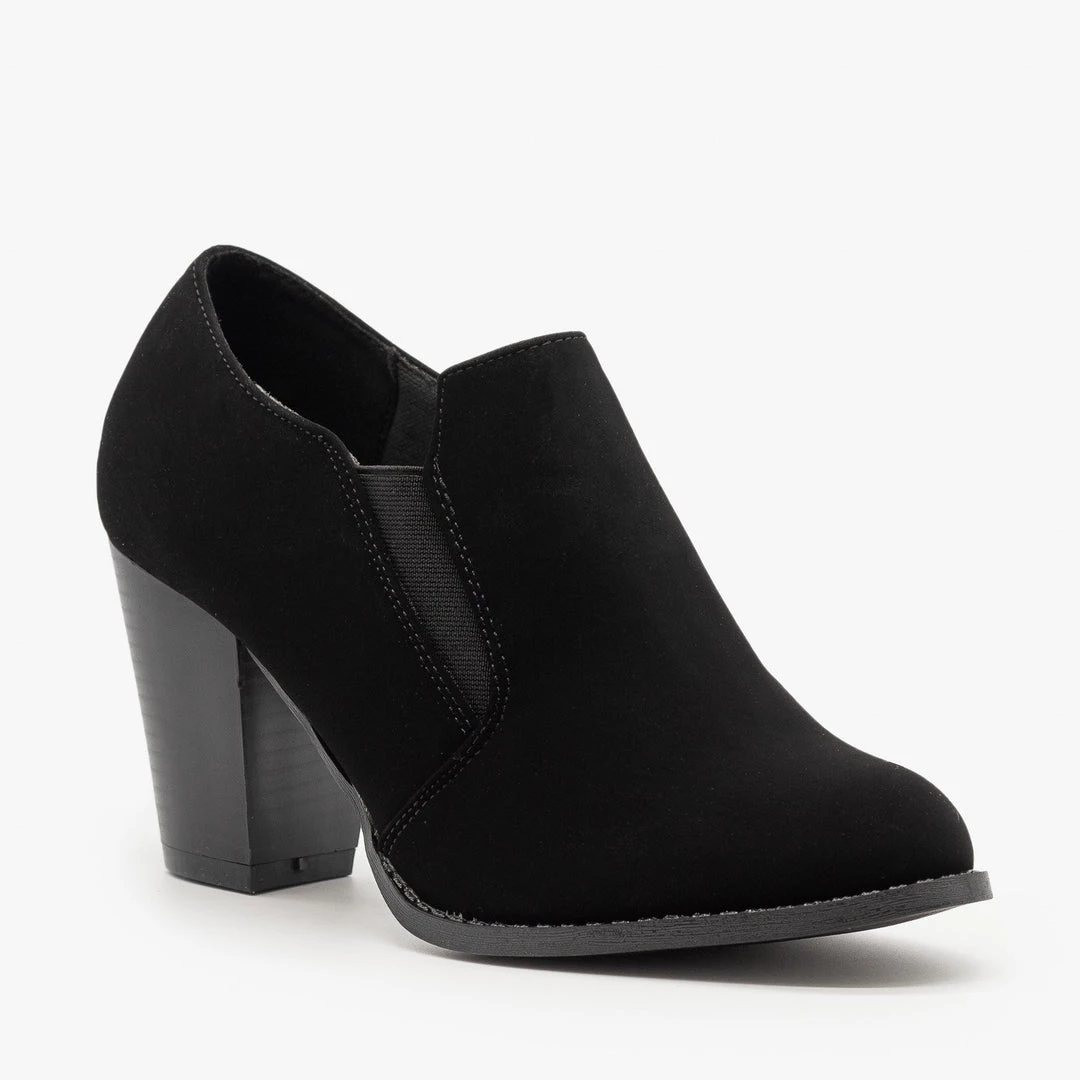 Forever Slip On High Heel Booties FINAL SALE Newest Arrivals 6 Forever Slip On High Heel Booties FINAL SALE Newest Arrivals