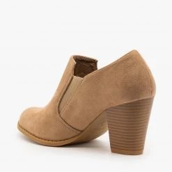 Forever Slip On High Heel Booties FINAL SALE Newest Arrivals