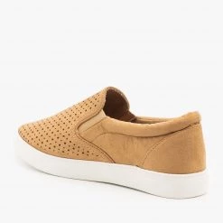 La Sheelah Shoes Slip On Pinhole Sneakers FINAL SALE Newest Arrivals