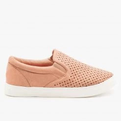 La Sheelah Shoes Slip On Pinhole Sneakers FINAL SALE Newest Arrivals