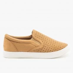 La Sheelah Shoes Slip On Pinhole Sneakers FINAL SALE Newest Arrivals