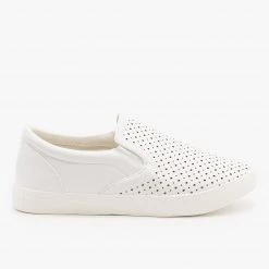 La Sheelah Shoes Slip On Pinhole Sneakers FINAL SALE Newest Arrivals