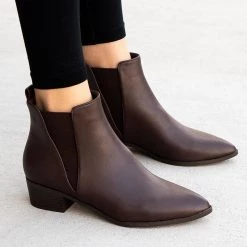 Top Moda Newest Arrivals Slip-On Stretch Boot