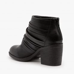 Bamboo Shoes Newest Arrivals Slit Strappy Booties FINAL SALE