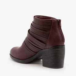 Bamboo Shoes Newest Arrivals Slit Strappy Booties FINAL SALE