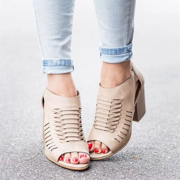 Soda Shoes Slitted Peep-Toe Heels Newest Arrivals 2 Soda Shoes Slitted Peep-Toe Heels Newest Arrivals