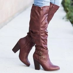 Fashion Focus Newest Arrivals Slouchy Knee-High Buckle Boots FINAL SALE 7 Fashion Focus Newest Arrivals Slouchy Knee-High Buckle Boots FINAL SALE