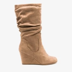 Soda Shoes Slouchy Wedged Boots