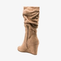 Soda Shoes Slouchy Wedged Boots