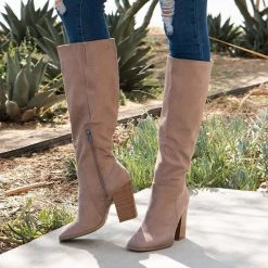Bamboo Smooth Mid-Calf Boots