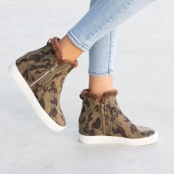 Forever Smooth Wedged Sneakers