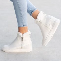 Forever Smooth Wedged Sneakers