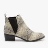 Soho Elite Snake Print Chelsea Boots