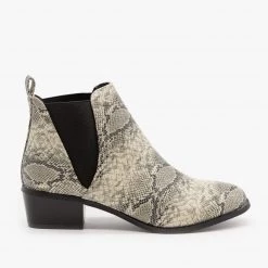 Soho Elite Snake Print Chelsea Boots