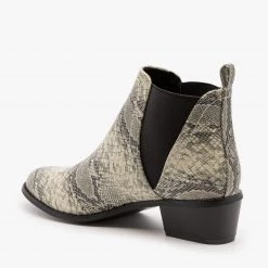 Soho Elite Snake Print Chelsea Boots