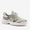 La Sheelah Shoes Snake Print Fashion Sneakers