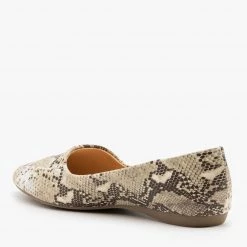 Mixx Shoes Snake Print Pointed Toe Loafers 5 Mixx Shoes Snake Print Pointed Toe Loafers