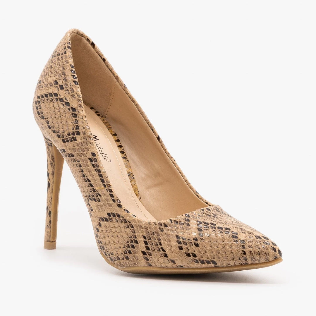 Anne Michelle Snazzy Pointed Toe Stilettos 4 Anne Michelle Snazzy Pointed Toe Stilettos