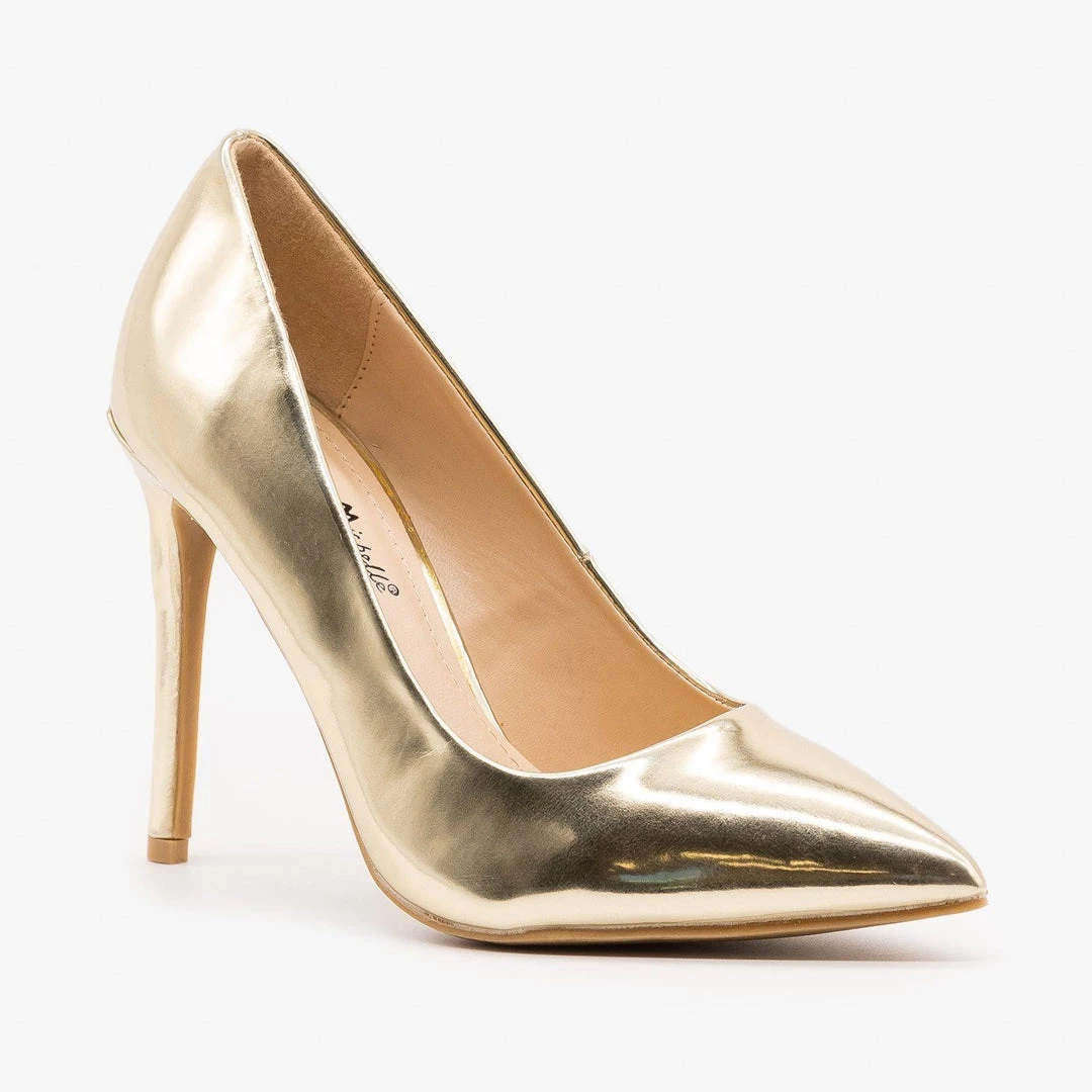 Anne Michelle Snazzy Pointed Toe Stilettos 2 Anne Michelle Snazzy Pointed Toe Stilettos