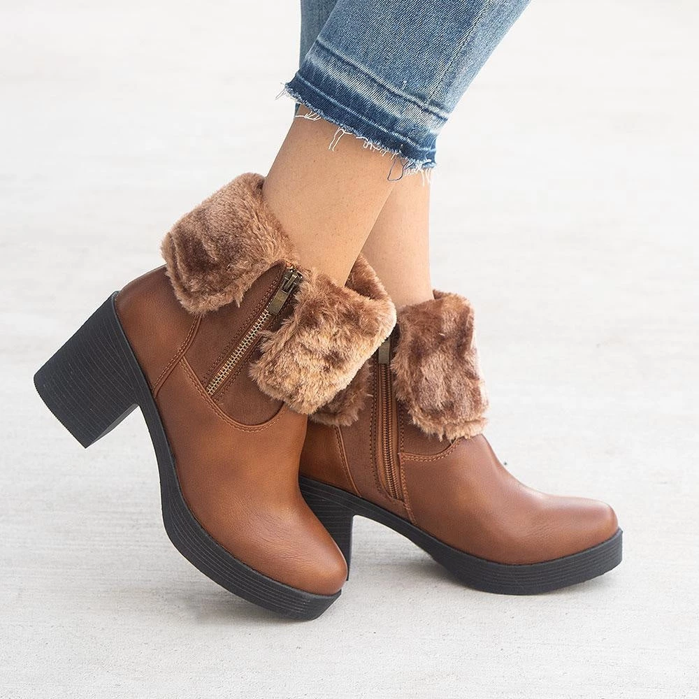 Forever Newest Arrivals Soft Folded Ankle Booties 2 Forever Newest Arrivals Soft Folded Ankle Booties