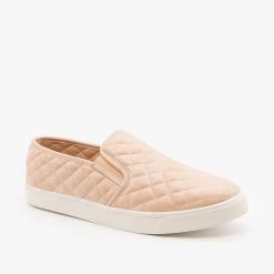 Soda Shoes Newest Arrivals Soft Quilted Slip-On Sneakers FINAL SALE
