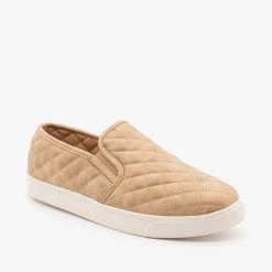 Soda Shoes Newest Arrivals Soft Quilted Slip-On Sneakers FINAL SALE