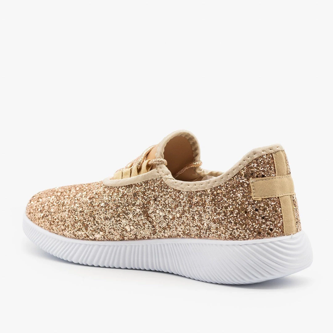 Soho Girls Newest Arrivals Solid Glitter Fashion Sneakers 2 Soho Girls Newest Arrivals Solid Glitter Fashion Sneakers