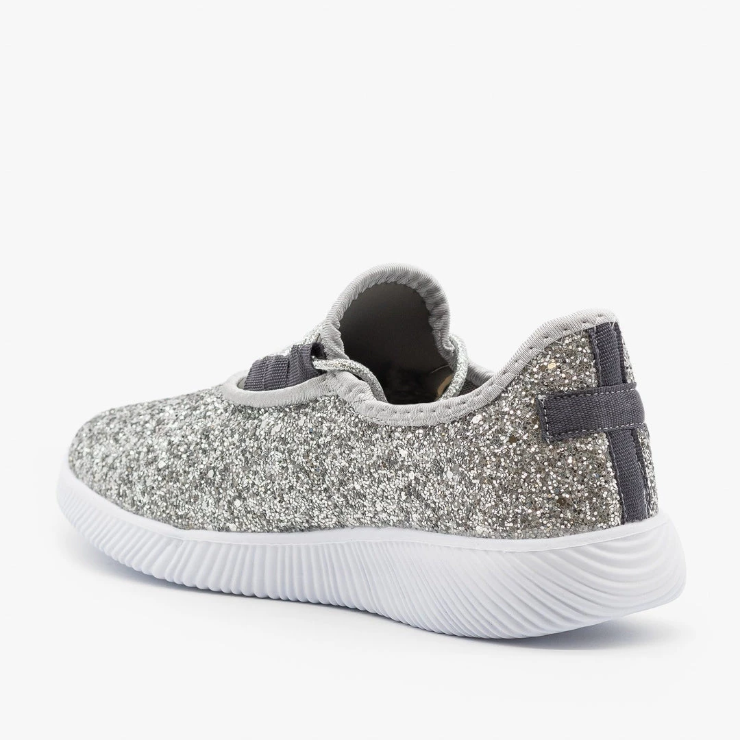 Soho Girls Newest Arrivals Solid Glitter Fashion Sneakers 5 Soho Girls Newest Arrivals Solid Glitter Fashion Sneakers