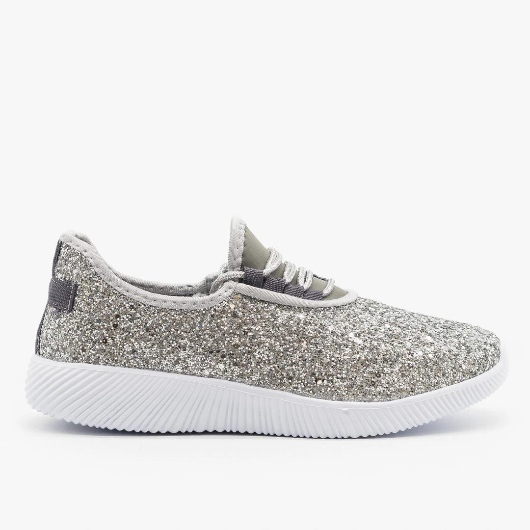 Soho Girls Newest Arrivals Solid Glitter Fashion Sneakers 6 Soho Girls Newest Arrivals Solid Glitter Fashion Sneakers