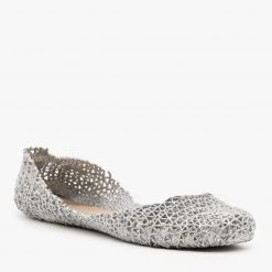 Anna Shoes Sparkly Jelly Ballet Flats