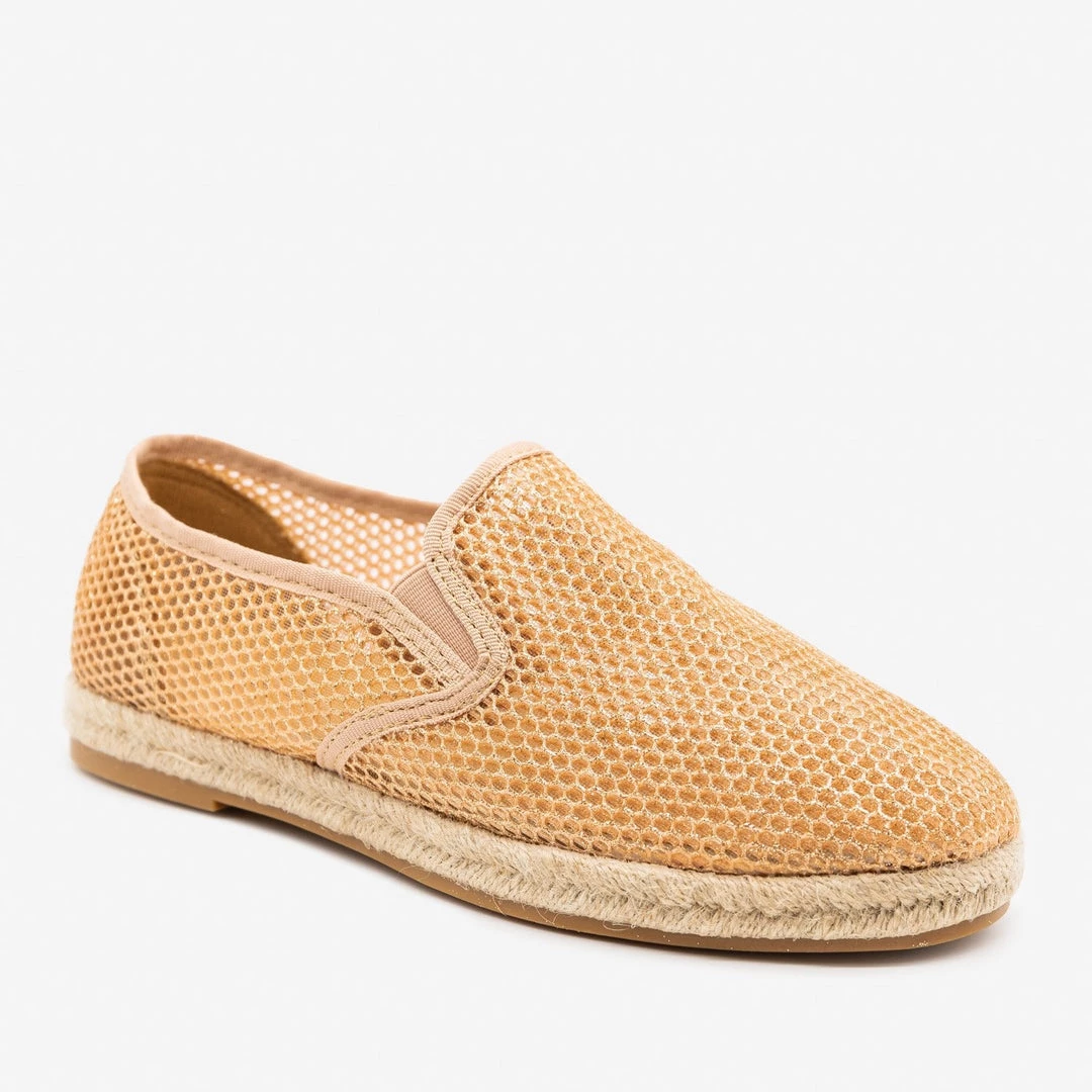 Bamboo Shoes Sparkly Mesh Espadrille Loafers 8 Bamboo Shoes Sparkly Mesh Espadrille Loafers